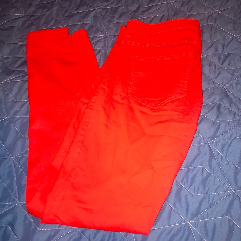 Red H&M Jeans Size 14